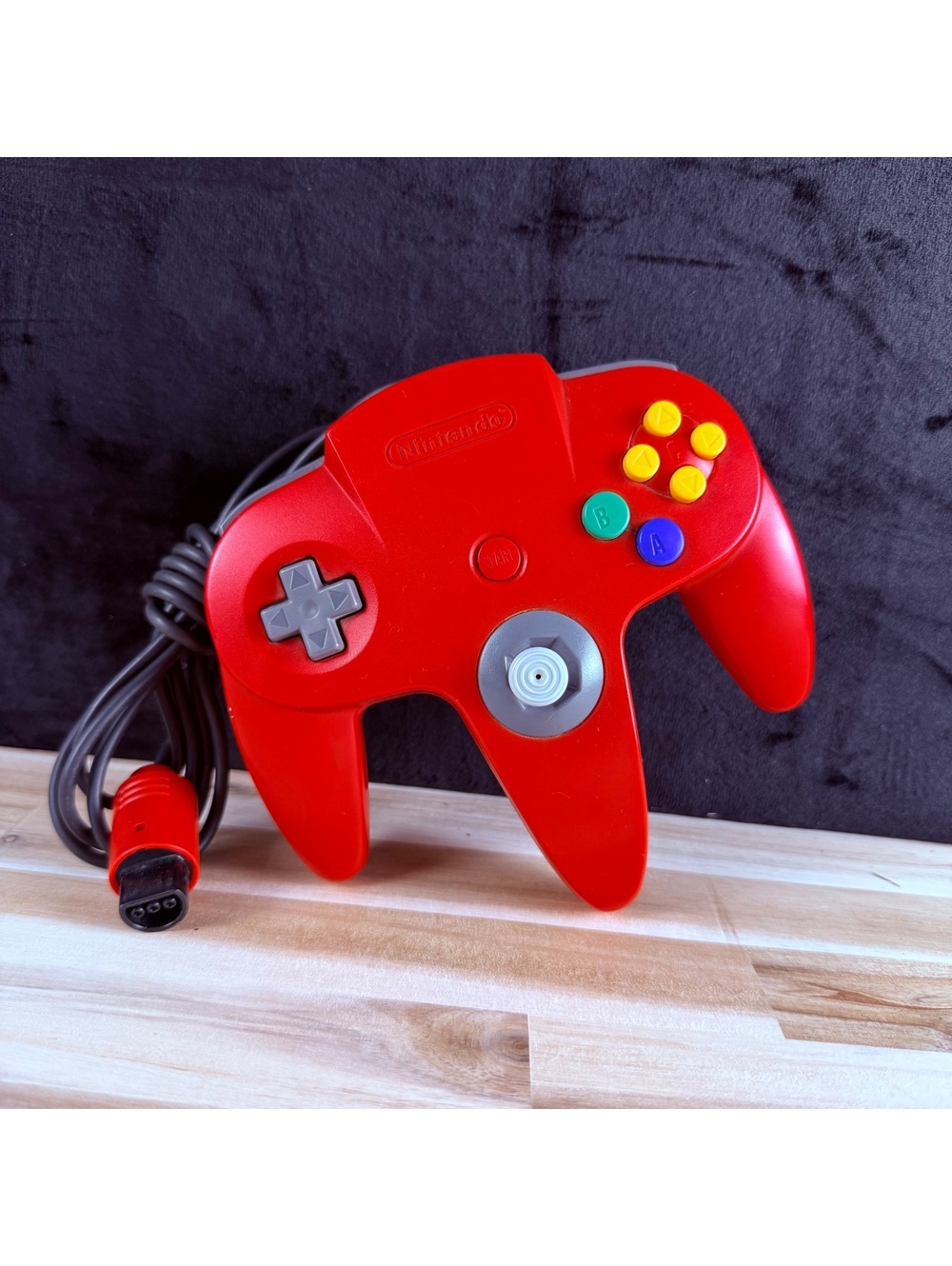 Nintendo 64 N64 Original OEM NUS-005 Controller Red Tested